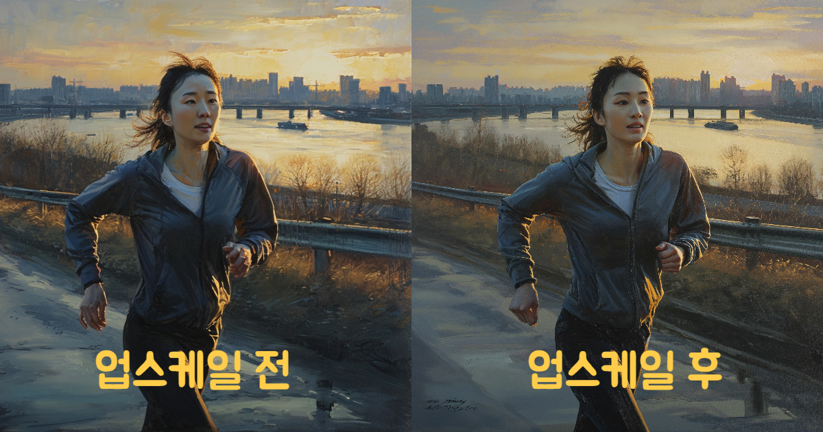 미드저니 upscale creative